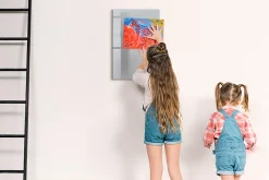 Wallfluent Tableau Magnétique Tulup 40x60 cm Couleur gris clair Mémos & Organisation* Pêle-Mêle Et Pense Bête