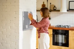 Wallfluent Tableau Magnétique Tulup 40x60 cm Couleur gris clair Mémos & Organisation* Pêle-Mêle Et Pense Bête