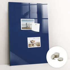Wallfluent Tableau Magnétique Tulup 40x60 cm Couleur bleu marine Mémos & Organisation