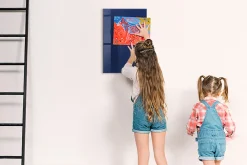 Wallfluent Tableau Magnétique Tulup 40x60 cm Couleur bleu marine Mémos & Organisation
