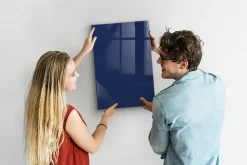 Wallfluent Tableau Magnétique Tulup 40x60 cm Couleur bleu marine Mémos & Organisation