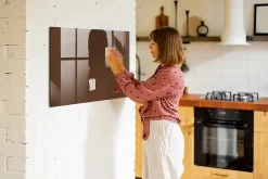 Discount Wallfluent Tableau Magnétique Tulup 100x70 cm Couleur brune Mémos & Organisation