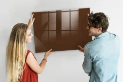 Discount Wallfluent Tableau Magnétique Tulup 100x70 cm Couleur brune Mémos & Organisation
