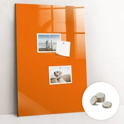 Wallfluent Tableau Magnétique Tulup 40x60 cm Couleur orange Mémos & Organisation* Pêle-Mêle Et Pense Bête