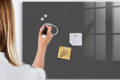 Discount Wallfluent Tableau Magnétique 100x70 cm Couleur grise Marqueur blanc Mémos & Organisation