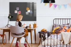 Discount Wallfluent Tableau Magnétique 100x70 cm Couleur grise Marqueur blanc Mémos & Organisation