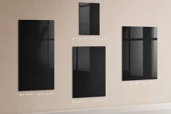 Wallfluent Tableau Magnétique 70x100 cm Couleur noire Marqueur blanc En Verre De Planification* Pêle-Mêle Et Pense Bête
