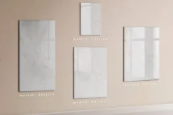 Wallfluent Tableau Magnétique 60x90 cm Marbre élégant Marqueur noir Mémos & Organisation* Pêle-Mêle Et Pense Bête