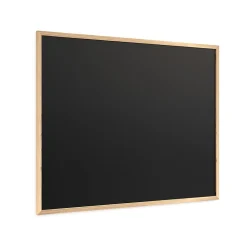 New ALLboards Tableau noir à craie 100x80 cm avec cadre en bois ECO