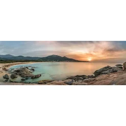 Outlet Ceanothe Tableau sur toile algajola 45x135 cm Fabriqué en France