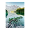 Sale Ceanothe Tableau sur toile branche sur le lac 30x45 cm Fabriqué en France
