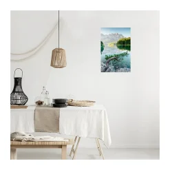 Sale Ceanothe Tableau sur toile branche sur le lac 30x45 cm Fabriqué en France