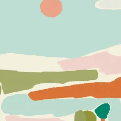 Acte Déco Tableau été en couleurs en toile imprimée, 90x60 cm* Pêle-Mêle Et Pense Bête