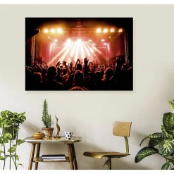 Discount Scenolia Tableau toile en kit CONCERT 140 x 95 cm - Toile textile sans PVC, Made in France par