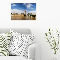 Clearance Scenolia Tableau toile XXL en kit Westminster 60 x 40 cm - Toile textile sans PVC