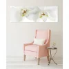 Hot Scenolia Tableau toile XXL en kit Orchidee 180 x 60 cm - Toile textile sans PVC