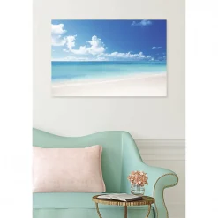 Discount Scenolia Tableau toile XXL en kit Entre Ciel Et Terre 90 x 60 cm - Toile textile sans PVC