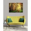 Best Scenolia Tableau toile XXL en kit Automnal 130 x 90 cm - Toile textile sans PVC