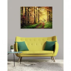 Best Scenolia Tableau toile XXL en kit Automnal 130 x 90 cm - Toile textile sans PVC