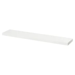 Sale GoodHome Tablette murale avec fixation invisible Cusko blanc 118 cm