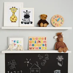 Sale GoodHome Tablette murale avec fixation invisible Cusko blanc 118 cm