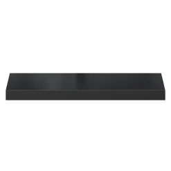 Sale GoodHome Tablette murale avec fixation invisible Cusko noir 60 cm