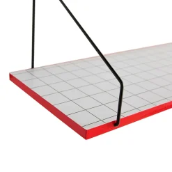 Sodeco x Castorama Tablette murale réversible Sodeco rouge l.20 x L.60 cm* Etagère Murale