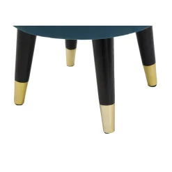 Outlet Mauro Ferretti Tabouret bas en tissu Paris 35x40.5 cm