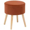 Atmosphera Créateur D'Intérieur Tabouret coffre Tess ambre - Atmosphera* Pouf Et Poire