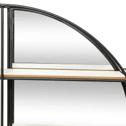 Atmosphera Étagère en métal et fibres de bois avec miroir* Etagère Murale