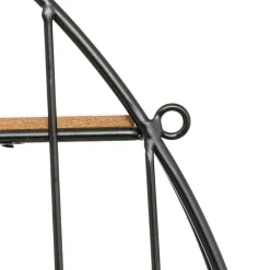 Atmosphera Étagère en métal et fibres de bois avec miroir* Etagère Murale
