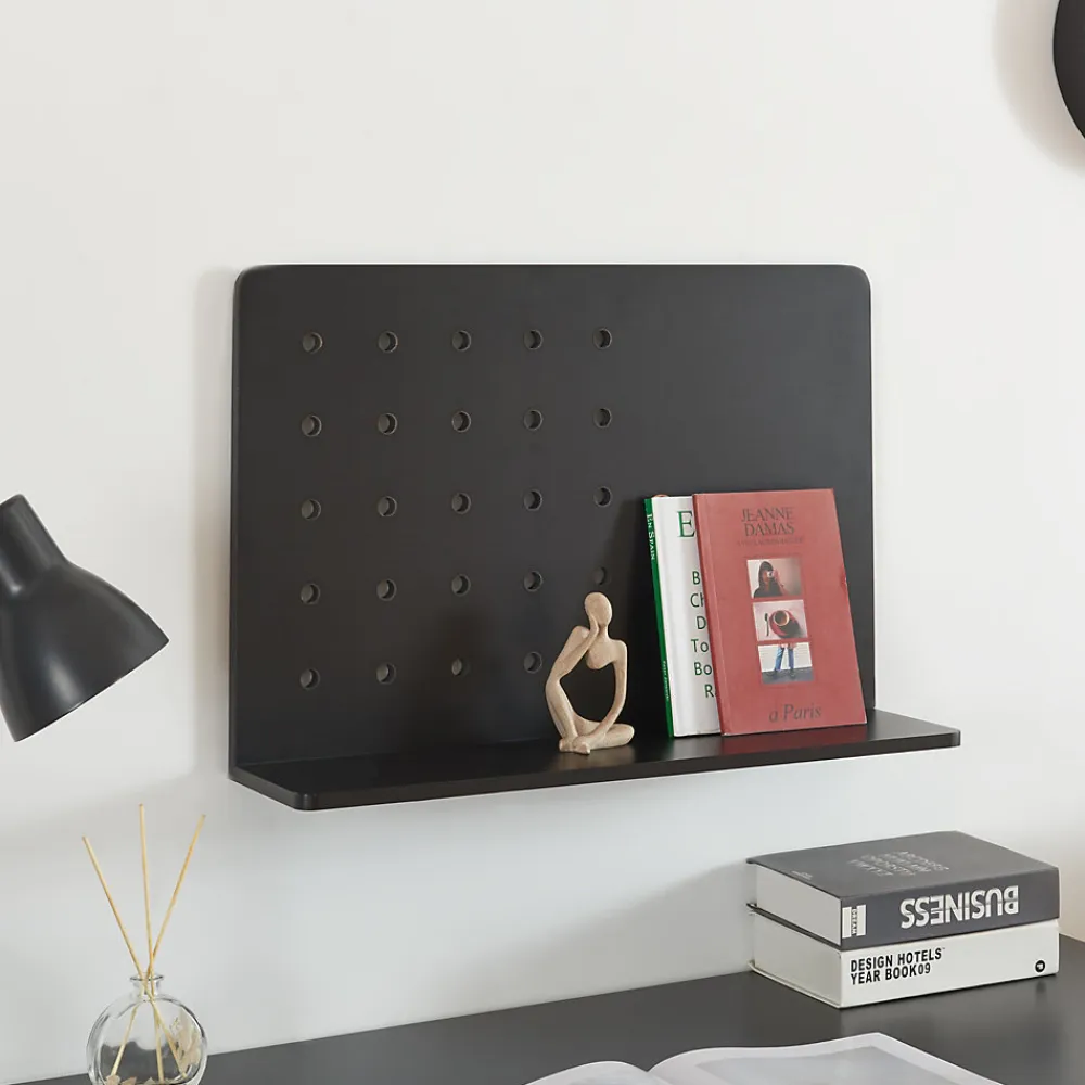 [En.Casa] Étagère murale Doenna 60 x 15 x 40 cm noir en.casa* Etagère Murale