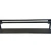 Clearance Ariane Étagère murale en métal noir L.50 x H.20 cm