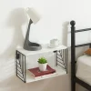 [En.Casa] Étagère murale Moss 39 x 18 x 23 cm noir blanc en.casa* Etagère Murale
