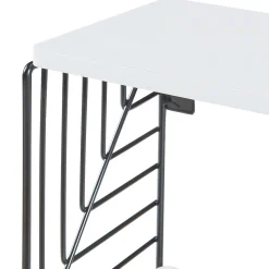 [En.Casa] Étagère murale Moss 39 x 18 x 23 cm noir blanc en.casa* Etagère Murale