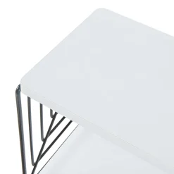[En.Casa] Étagère murale Moss 39 x 18 x 23 cm noir blanc en.casa* Etagère Murale