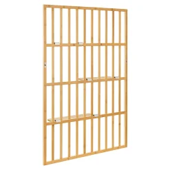 [En.Casa] Étagère murale Roest bambou 120 x 80 x 13 cm naturel en.casa* Etagère Murale