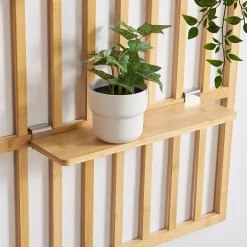 [En.Casa] Étagère murale Roest bambou 120 x 80 x 13 cm naturel en.casa* Etagère Murale