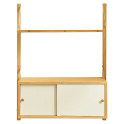 [En.Casa] Étagère murale Tingvoll bambou 85 x 65 x 34 cm naturel en.casa* Etagère Murale