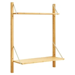 [En.Casa] Étagère murale Tingvoll bambou 85 x 65 x 25 cm naturel en.casa* Etagère Murale