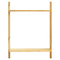[En.Casa] Étagère murale Tingvoll bambou 85 x 65 x 25 cm naturel en.casa* Etagère Murale
