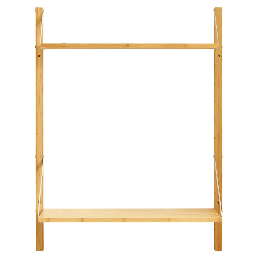 [En.Casa] Étagère murale Tingvoll bambou 85 x 65 x 25 cm naturel en.casa* Etagère Murale
