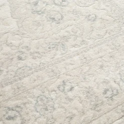 Clearance Décoweb Tapis à motif floral oriental - Médina - Ecru - 200 x 290 cm