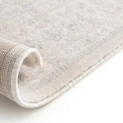 Clearance Décoweb Tapis à motif floral oriental - Médina - Ecru - 200 x 290 cm