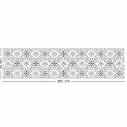 Sale 99Deco Tapis antidérapant - Agathe - vinyle - int./ext. - Multicolore - 50x200cm