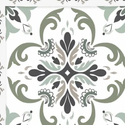 Sale 99Deco Tapis antidérapant - Agathe - vinyle - int./ext. - Multicolore - 50x200cm