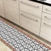 Clearance 99DECO Tapis antidérapant - Cassandre - vinyle - int./ext. - Multicolore - 120x200cm