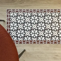 Clearance 99DECO Tapis antidérapant - Cassandre - vinyle - int./ext. - Multicolore - 120x200cm