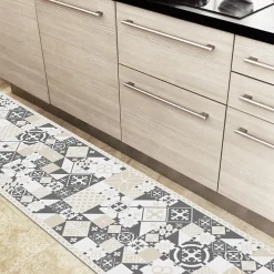 99DECO Tapis antidérapant - CS Sable - vinyle - int./ext. - Beige - 120x200cm* Tapis Pour Cuisine