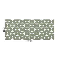 99DECO Tapis antidérapant - Equilibre - vinyle - int./ext. - Vert - 50x120cm